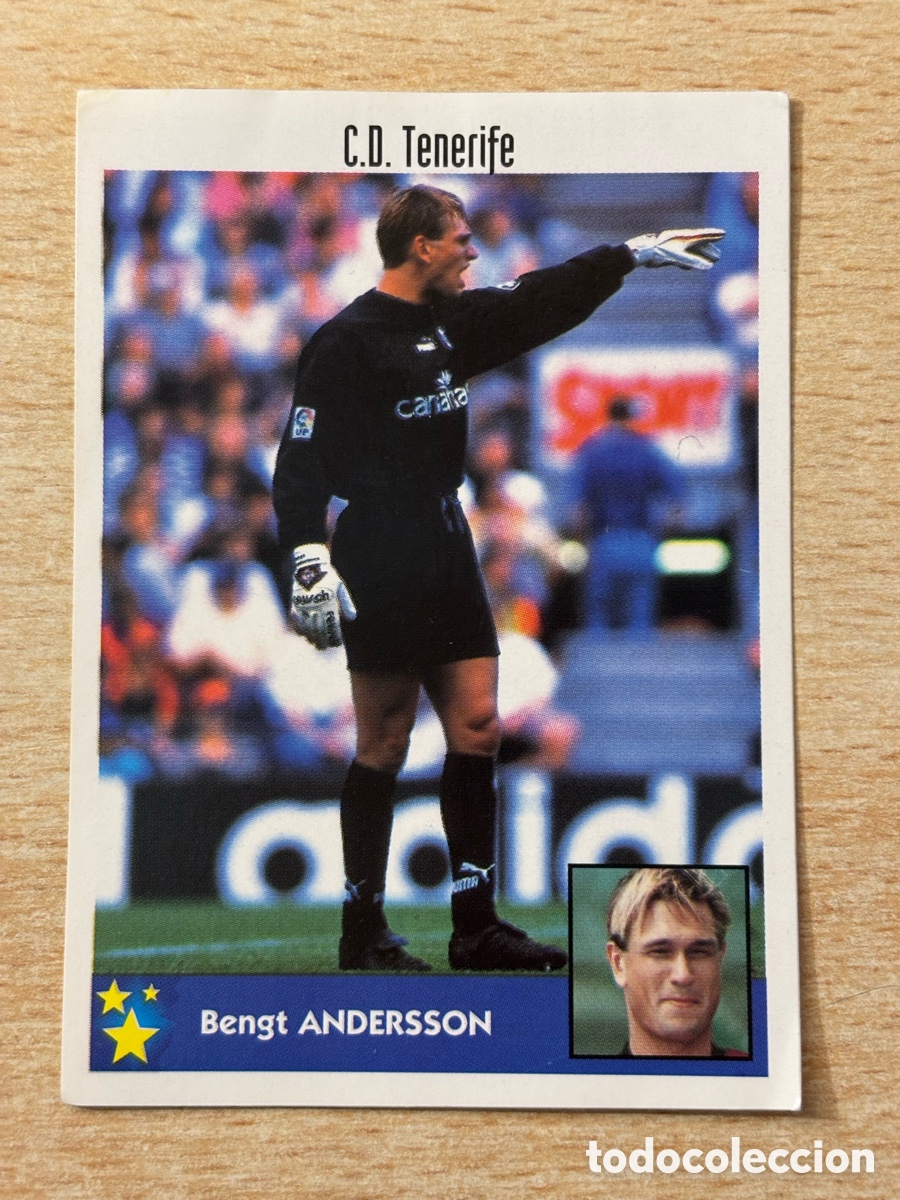 Cromos de F&uacute;tbol: # 97 Andersson Suecia CD Tenerife Mejores Equipos de Europa 97-98 Panini