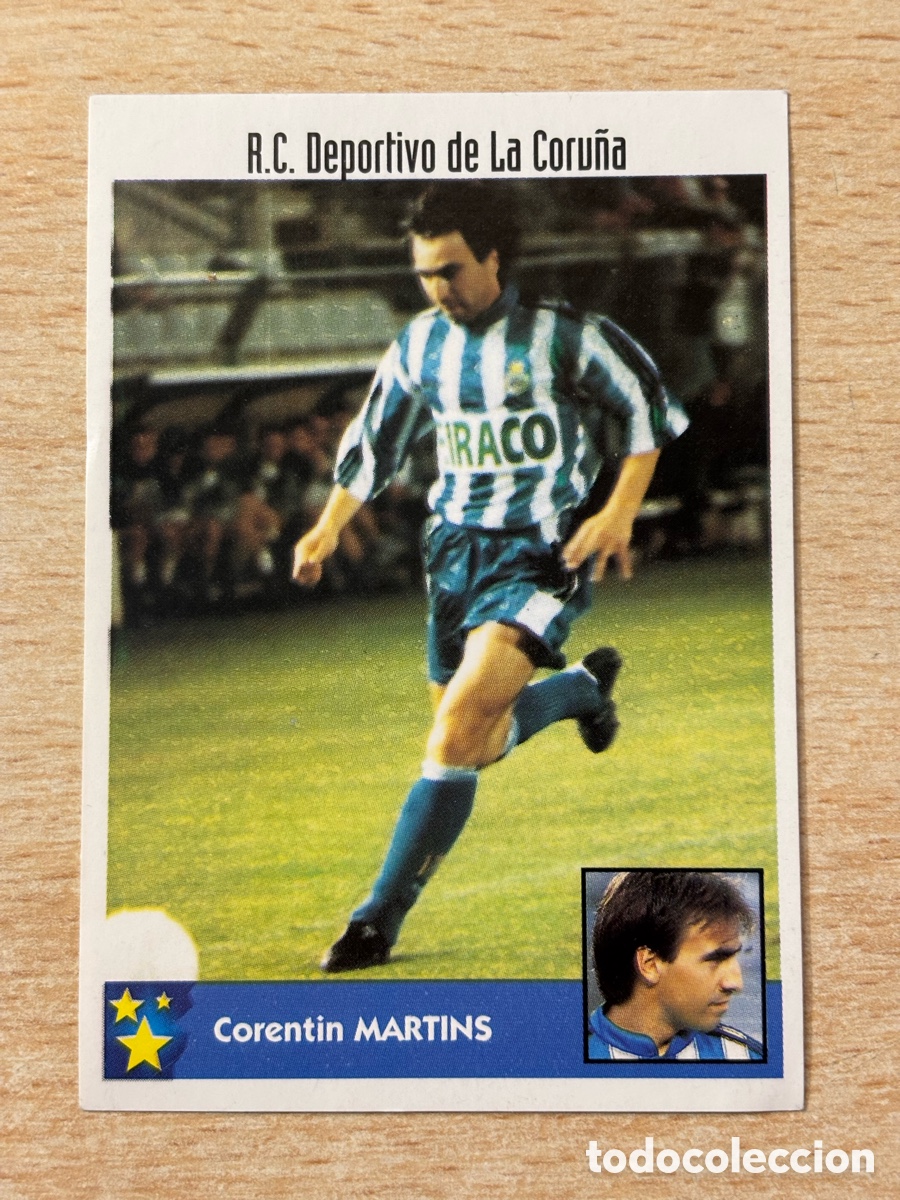 Cromos de F&uacute;tbol: # 93 Martins Francia RCD La Coru&ntilde;a Mejores Equipos de Europa 97-98 Panini