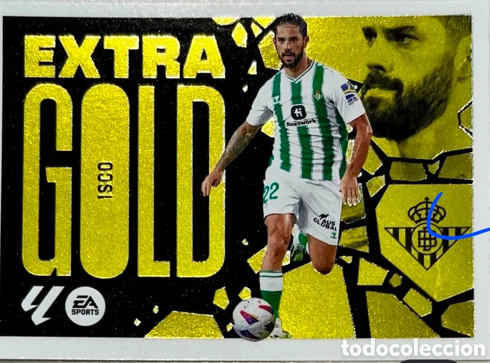 Cromos de F&uacute;tbol: Isco Extra gold 2024 2025