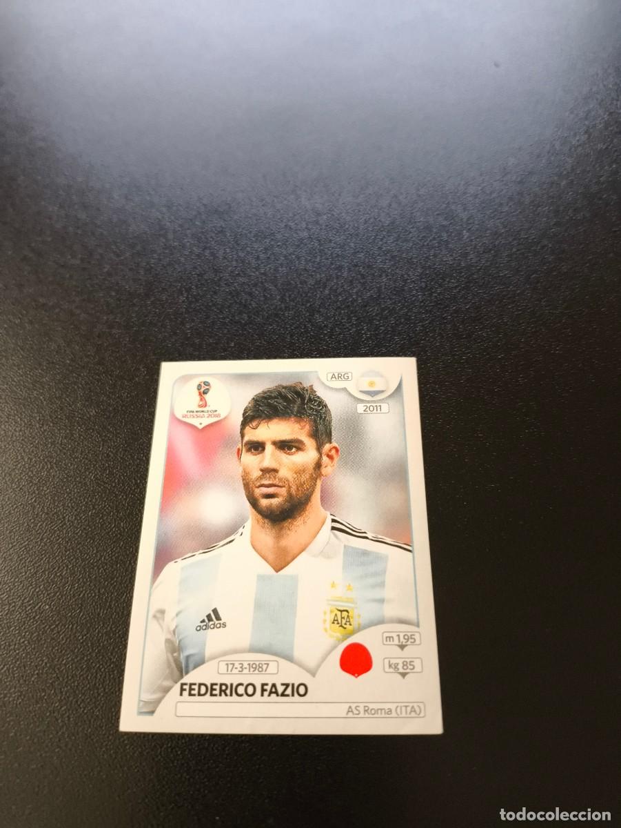 Cromos de F&uacute;tbol: 276 Federico Fazio ARGENTINA SIN PEGAR FIFA WORLD CUP MUNDIAL RUSIA 2018 NO LIGA ESTE