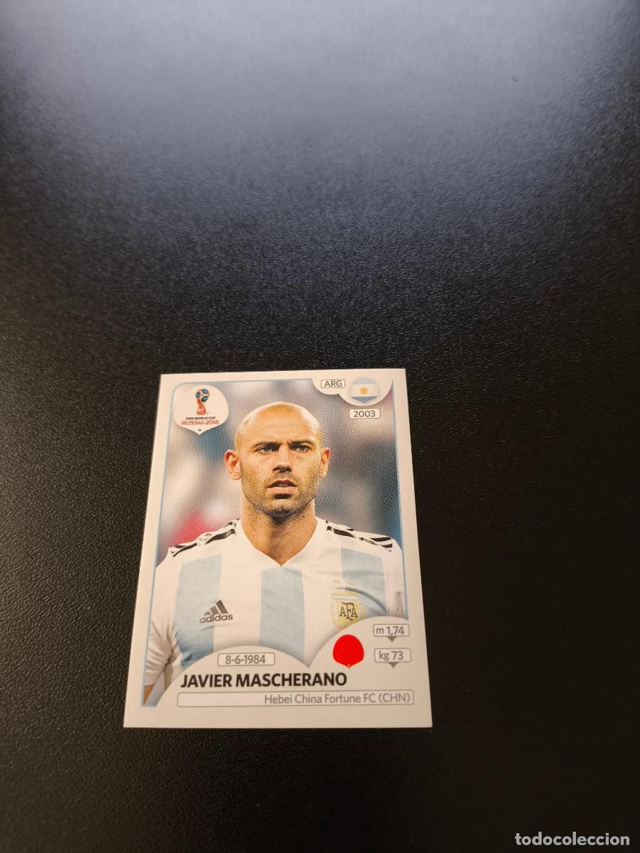 Cromos de F&uacute;tbol: 277 Javier Mascherano BARCELONA ARGENTINA SIN PEGAR FIFA WORLD CUP MUNDIAL RUSIA 2018 NO LIGA ESTE