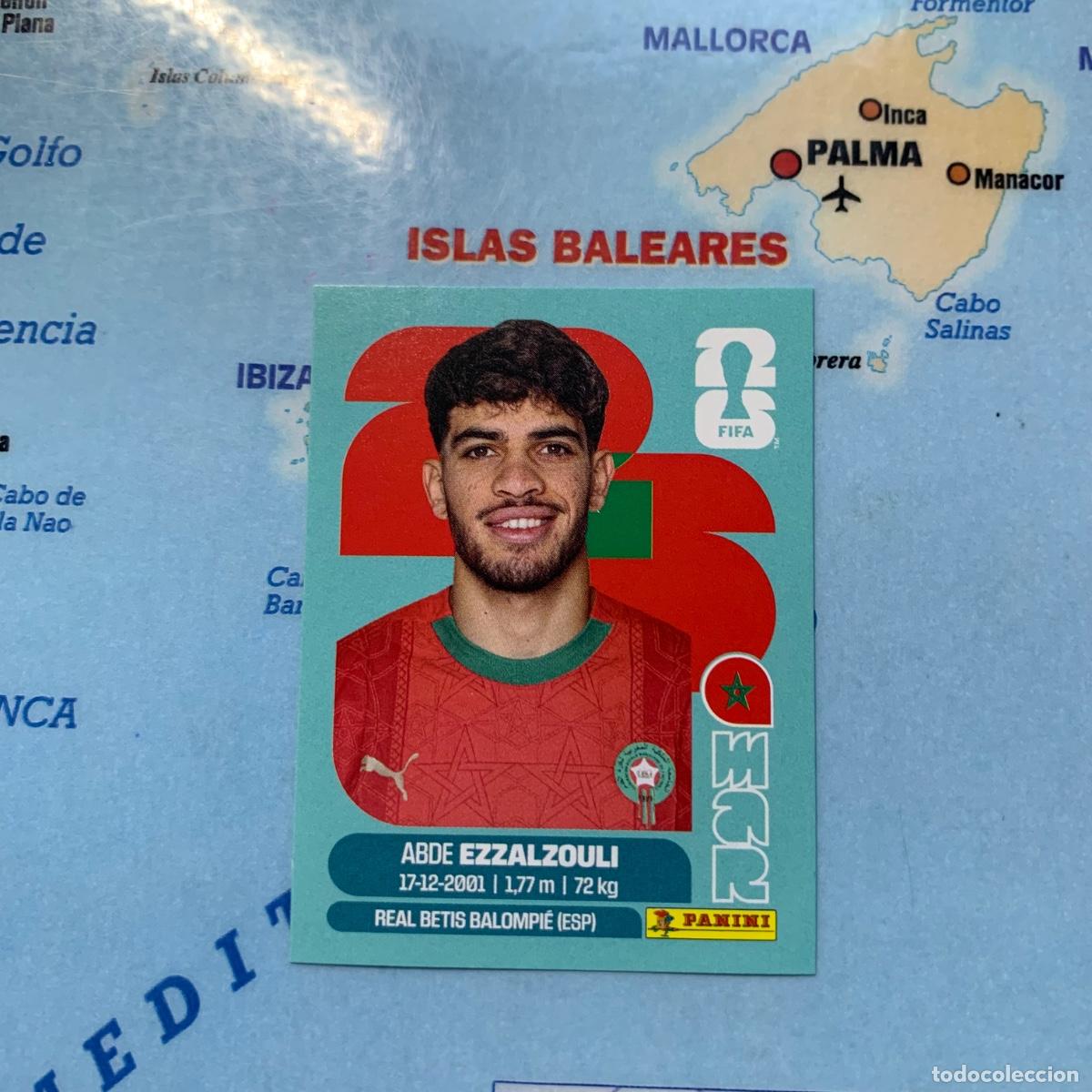 Cromos de F&uacute;tbol: Marruecos n&uacute;mero 17 cromo panini Mundial Fifa World Cup 2026