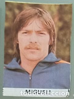 Cromos de F&uacute;tbol: Migueli (F. C. Barcelona) Los 25 Internacionales de Espa&ntilde;a (Caramelos Pez) Mundial 82
