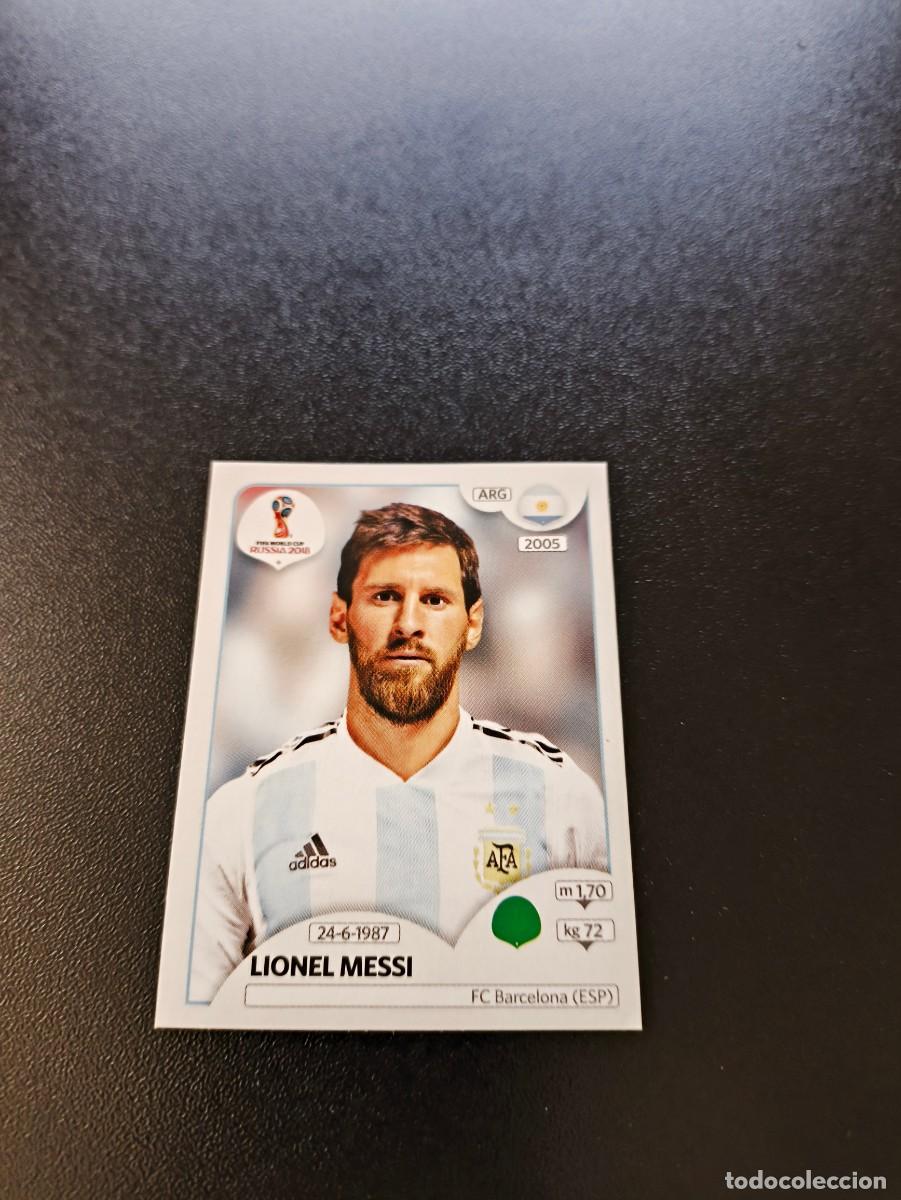 Cromos de F&uacute;tbol: 288 Lionel Messi BARCELONA ARGENTINA SIN PEGAR FIFA WORLD CUP MUNDIAL RUSIA 2018 NO LIGA ESTE