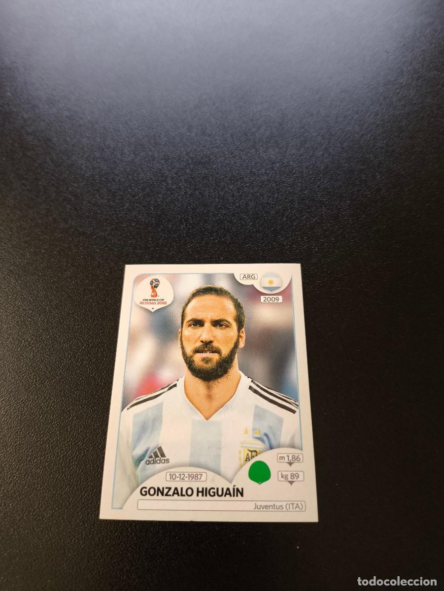 Cromos de F&uacute;tbol: 291 Gonzalo Higua&iacute;n REAL MADRID ARGENTINA SIN PEGAR FIFA WORLD CUP MUNDIAL RUSIA 2018 NO LIGA ESTE