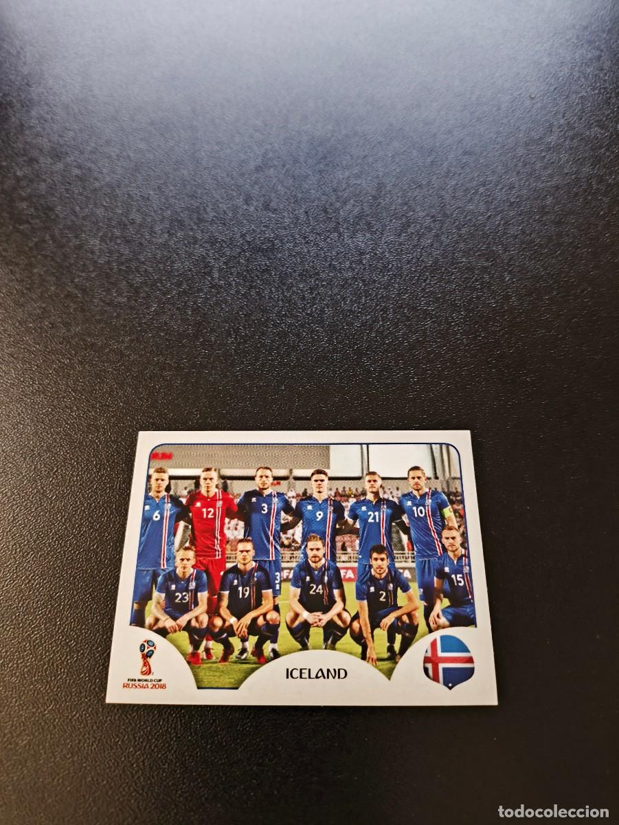 Cromos de F&uacute;tbol: 293 TEAM EQUIPO ISLANDIA SIN PEGAR FIFA WORLD CUP MUNDIAL RUSIA 2018 NO LIGA ESTE