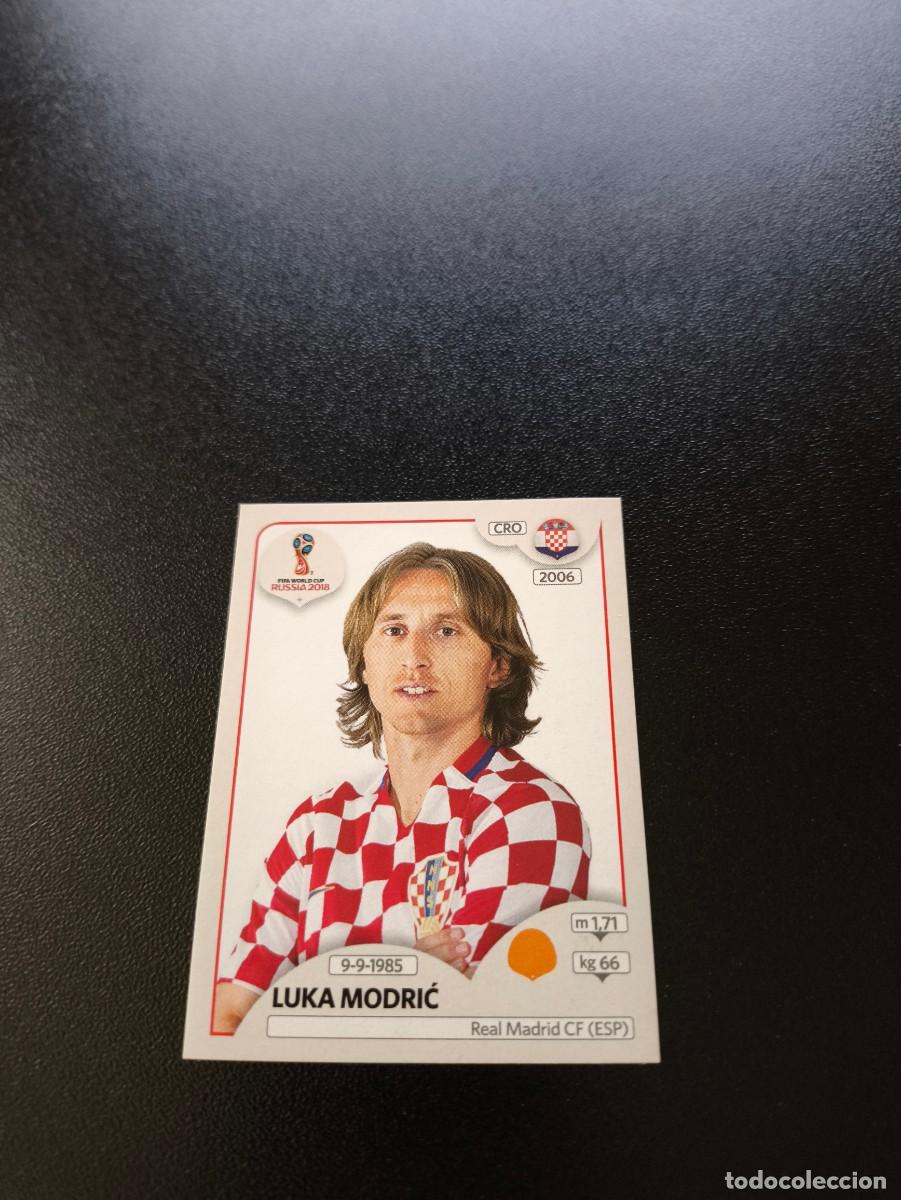 Cromos de F&uacute;tbol: 322 Luka Modrić REAL MADRID CROACIA SIN PEGAR FIFA WORLD CUP MUNDIAL RUSIA 2018 NO LIGA ESTE