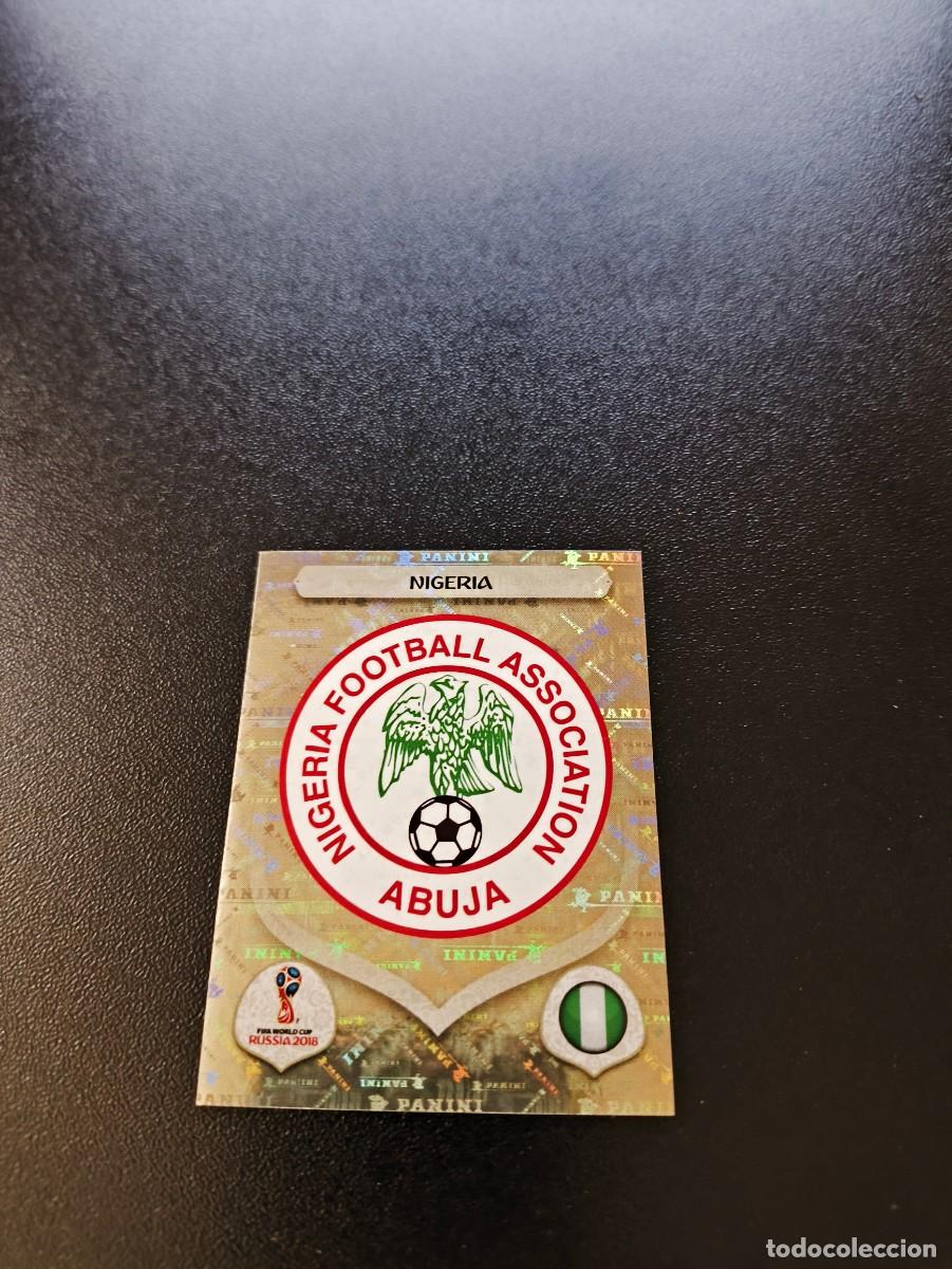 Cromos de F&uacute;tbol: 332 ESCUDO EMBLEMA NIGERIA SIN PEGAR FIFA WORLD CUP MUNDIAL RUSIA 2018 NO LIGA ESTE