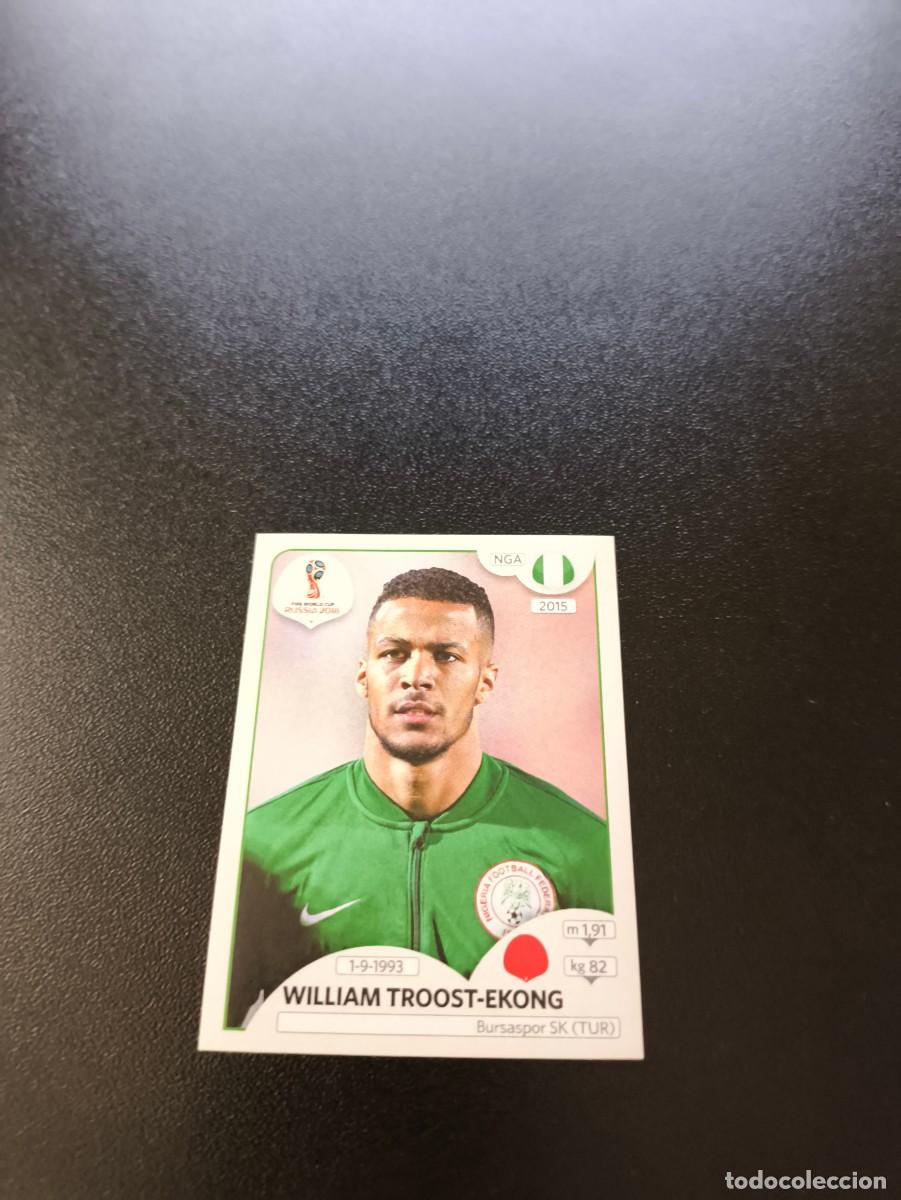 Cromos de F&uacute;tbol: 337 William Troost-Ekong NIGERIA SIN PEGAR FIFA WORLD CUP MUNDIAL RUSIA 2018 NO LIGA ESTE