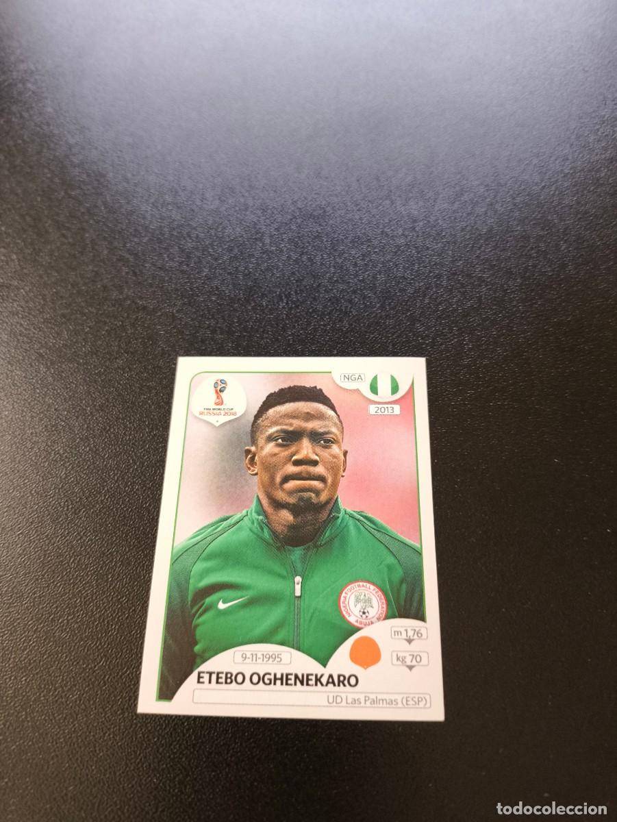 Cromos de F&uacute;tbol: 343 Etebo Oghenekaro NIGERIA SIN PEGAR FIFA WORLD CUP MUNDIAL RUSIA 2018 NO LIGA ESTE