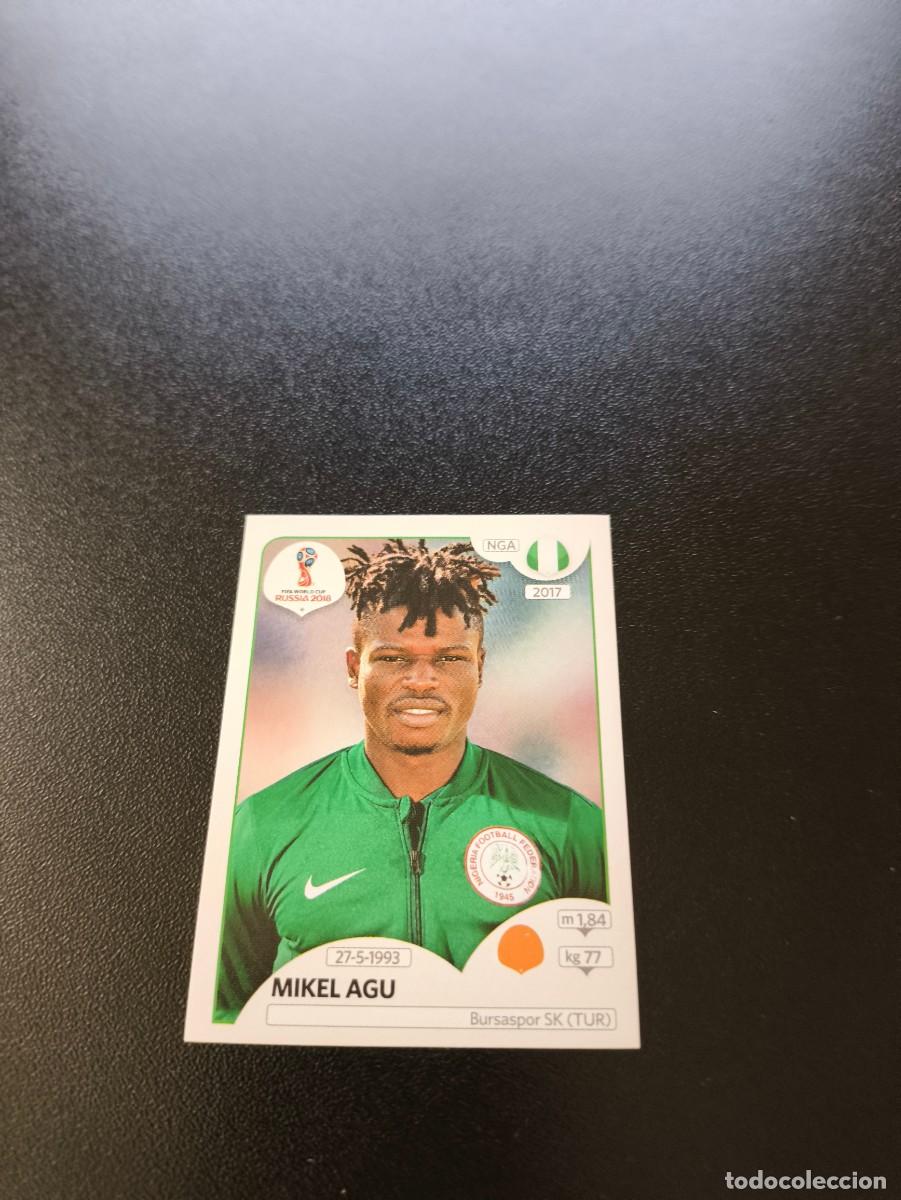 Cromos de F&uacute;tbol: 345 Mikel Agu NIGERIA SIN PEGAR FIFA WORLD CUP MUNDIAL RUSIA 2018 NO LIGA ESTE