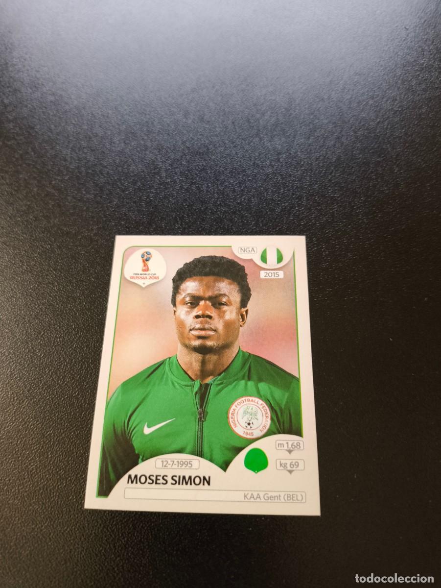 Cromos de F&uacute;tbol: 348 Moses Simon NIGERIA SIN PEGAR FIFA WORLD CUP MUNDIAL RUSIA 2018 NO LIGA ESTE