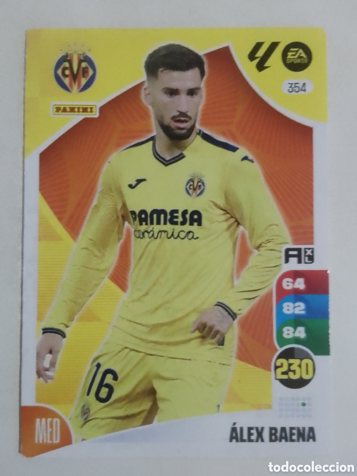 Cromos de F&uacute;tbol: Adrenalyn XL 2024-25 n&deg; 354 &Aacute;lex Baena &bull; Villarreal.