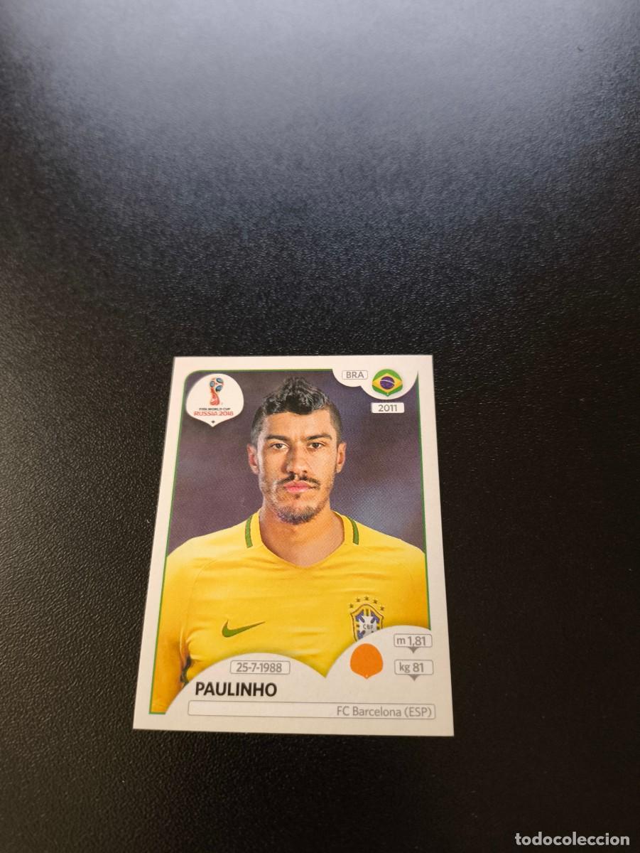 Cromos de F&uacute;tbol: 362 Paulinho BARCELONA BRASIL SIN PEGAR FIFA WORLD CUP MUNDIAL RUSIA 2018 NO LIGA ESTE