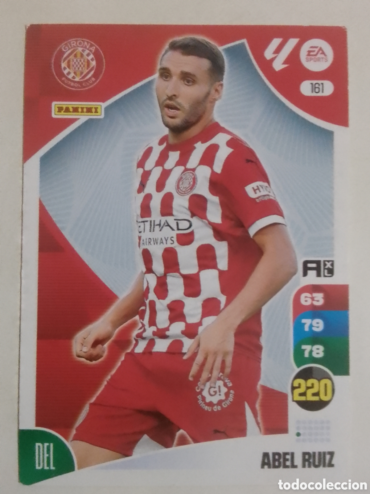 Cromos de F&uacute;tbol: Adrenalyn XL 2024-25 n&deg; 161 Abel Ruiz &bull; Girona.