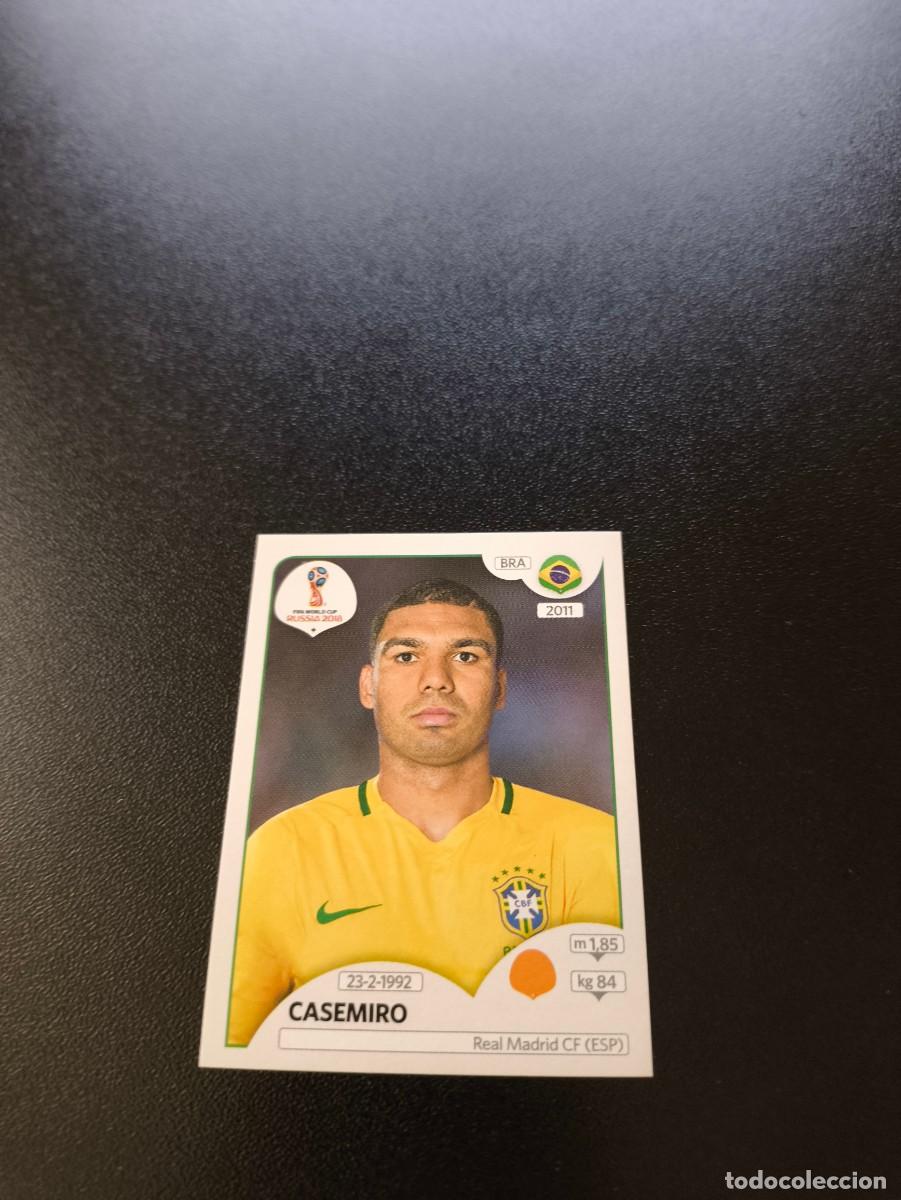 Cromos de F&uacute;tbol: 364 Casemiro REAL MADRID BRASIL SIN PEGAR FIFA WORLD CUP MUNDIAL RUSIA 2018 NO LIGA ESTE