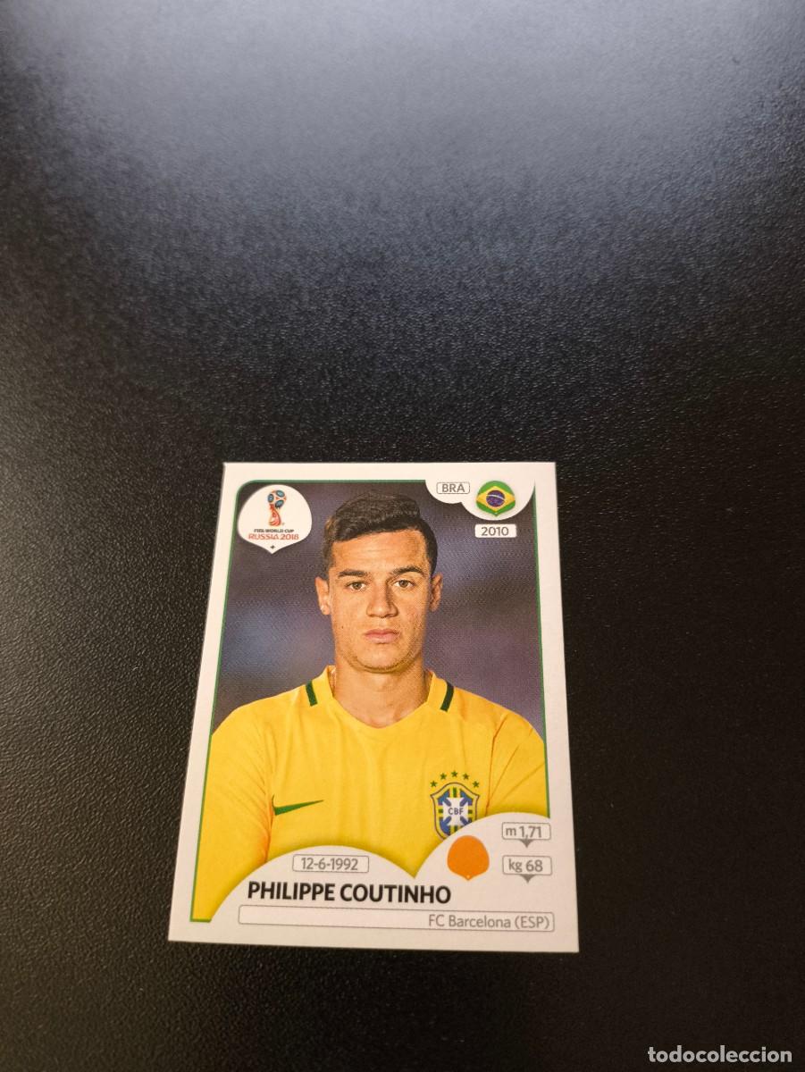 Cromos de F&uacute;tbol: 367 Philippe Coutinho BARCELONA BRASIL SIN PEGAR FIFA WORLD CUP MUNDIAL RUSIA 2018 NO LIGA ESTE