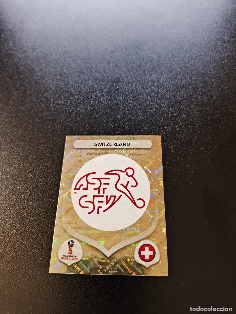 Cromos de F&uacute;tbol: 372 ESCUDO EMBLEMA SUIZA SIN PEGAR FIFA WORLD CUP MUNDIAL RUSIA 2018 NO LIGA ESTE