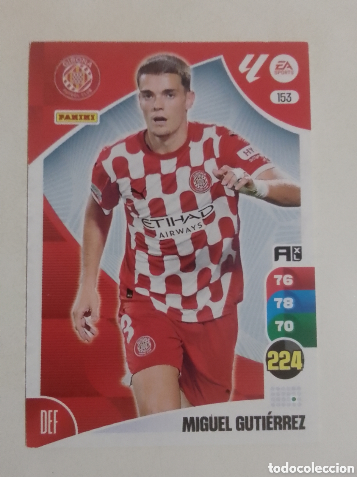 Cromos de F&uacute;tbol: Adrenalyn XL 2024-25 n&deg; 153 Miguel Guti&eacute;rrez &bull; Girona.