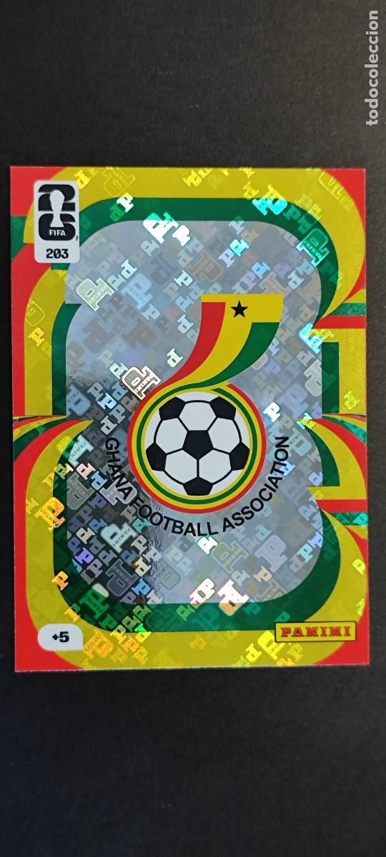 Football Stickers: ADRENALYN XL FIFA WORLD CUP 2026 CARD ESCUDO GHANA # 203 PANINI