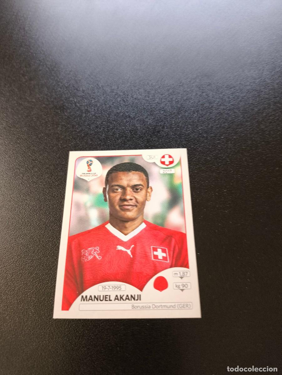 Football Stickers: 376 Manuel Akanji SUIZA SIN PEGAR FIFA WORLD CUP MUNDIAL RUSIA 2018 NO LIGA ESTE