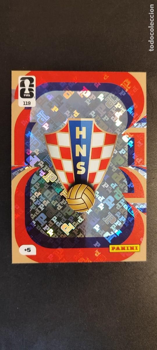 Football Stickers: ADRENALYN XL FIFA WORLD CUP 2026 CARD ESCUDO CROACIA # 119 PANINI