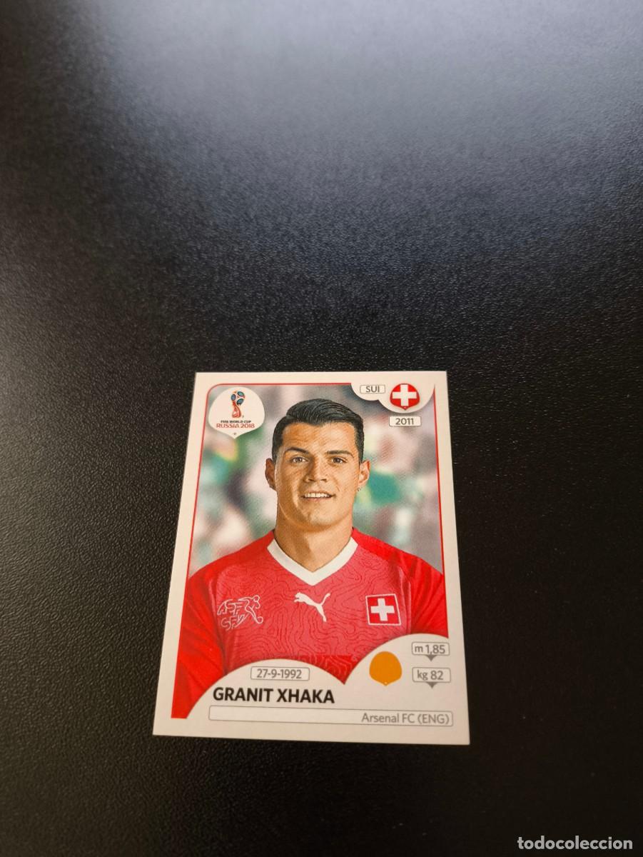 Cromos de F&uacute;tbol: 381 Granit Xhaka SUIZA SIN PEGAR FIFA WORLD CUP MUNDIAL RUSIA 2018 NO LIGA ESTE