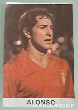 Cartes &agrave; collectionner de Football: Alonso (R. Sociedad) Los 25 Internacionales de Espa&ntilde;a (Caramelos Pez) Mundial 82