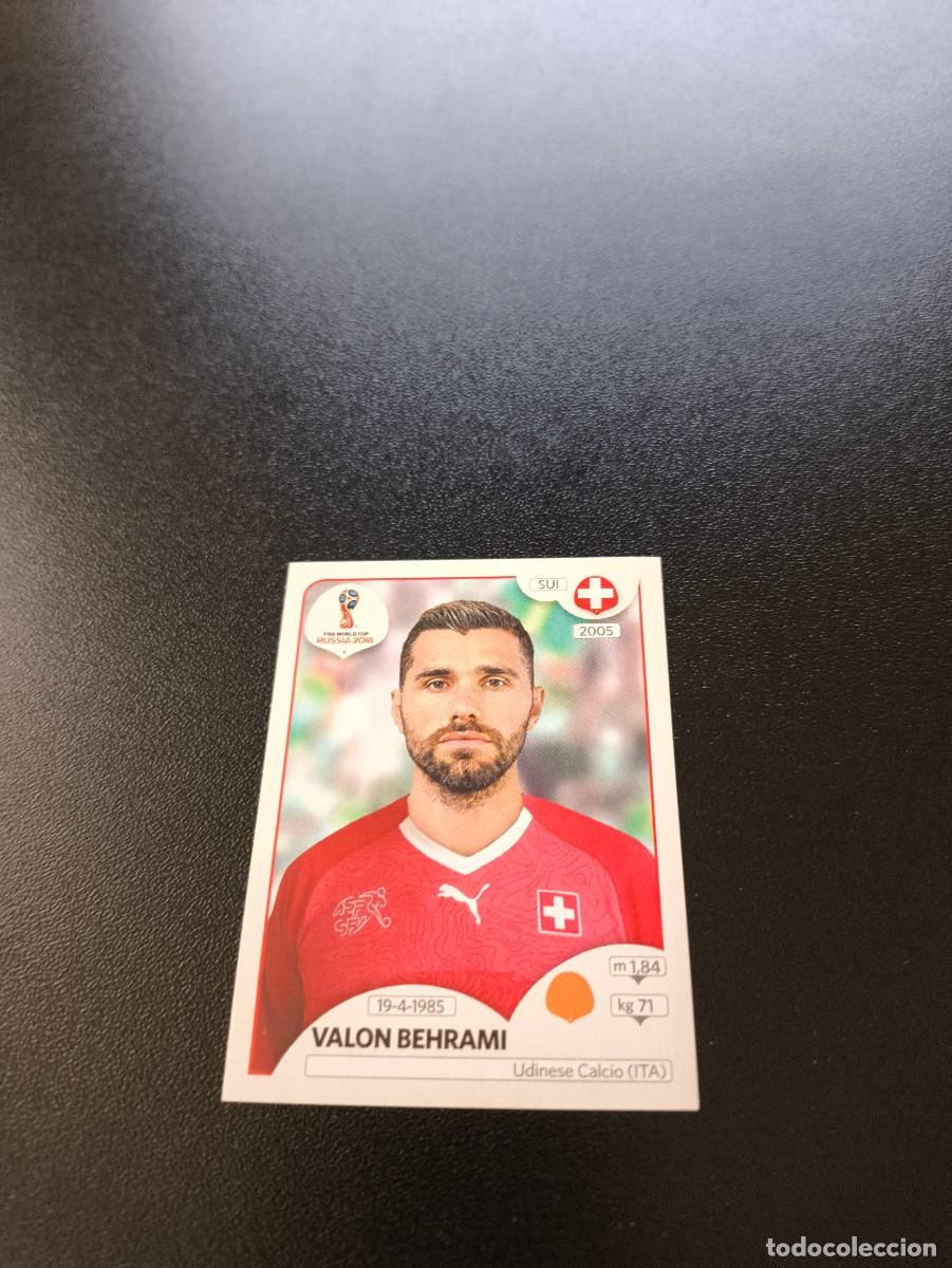 Cartes &agrave; collectionner de Football: 386 Valon Behrami SUIZA SIN PEGAR FIFA WORLD CUP MUNDIAL RUSIA 2018 NO LIGA ESTE