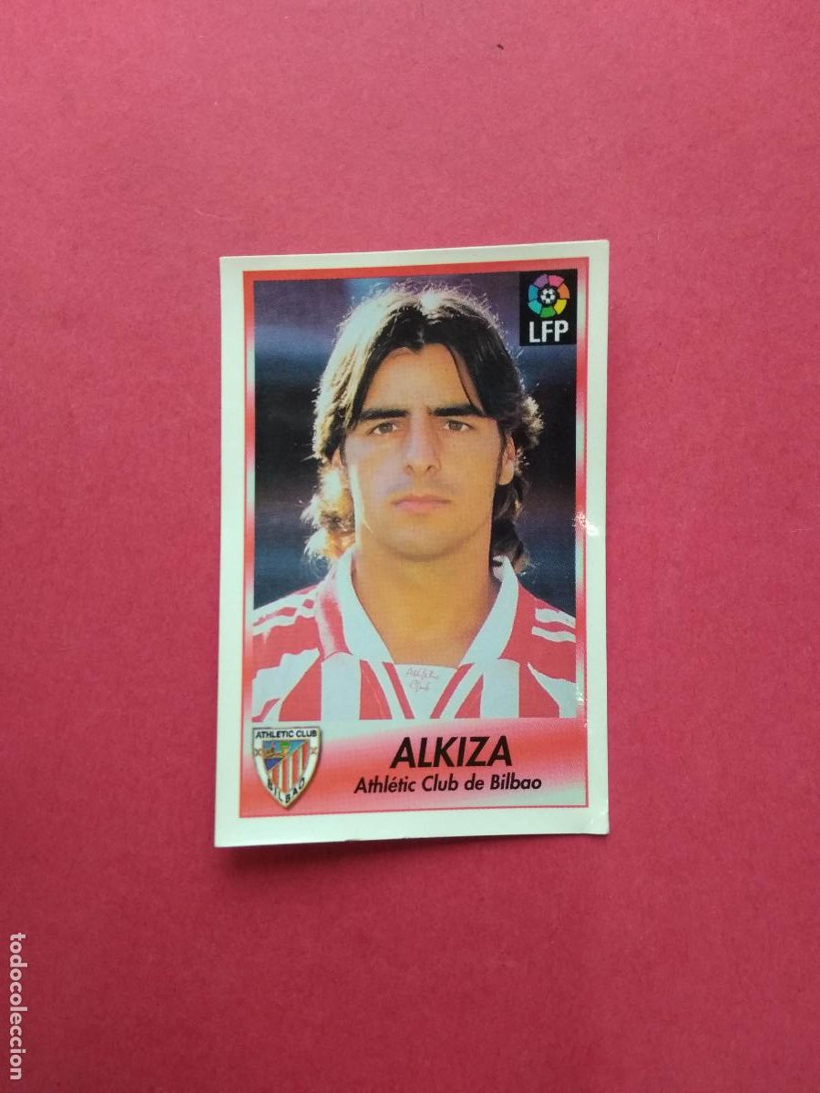 Cartes &agrave; collectionner de Football: CROMOS BOLLYCAO LIGA LFP 96 97 1996 1997 CROMO NUNCA PEGADO ATHLETIC DE BILBAO N&ordm; 35 ALKIZA