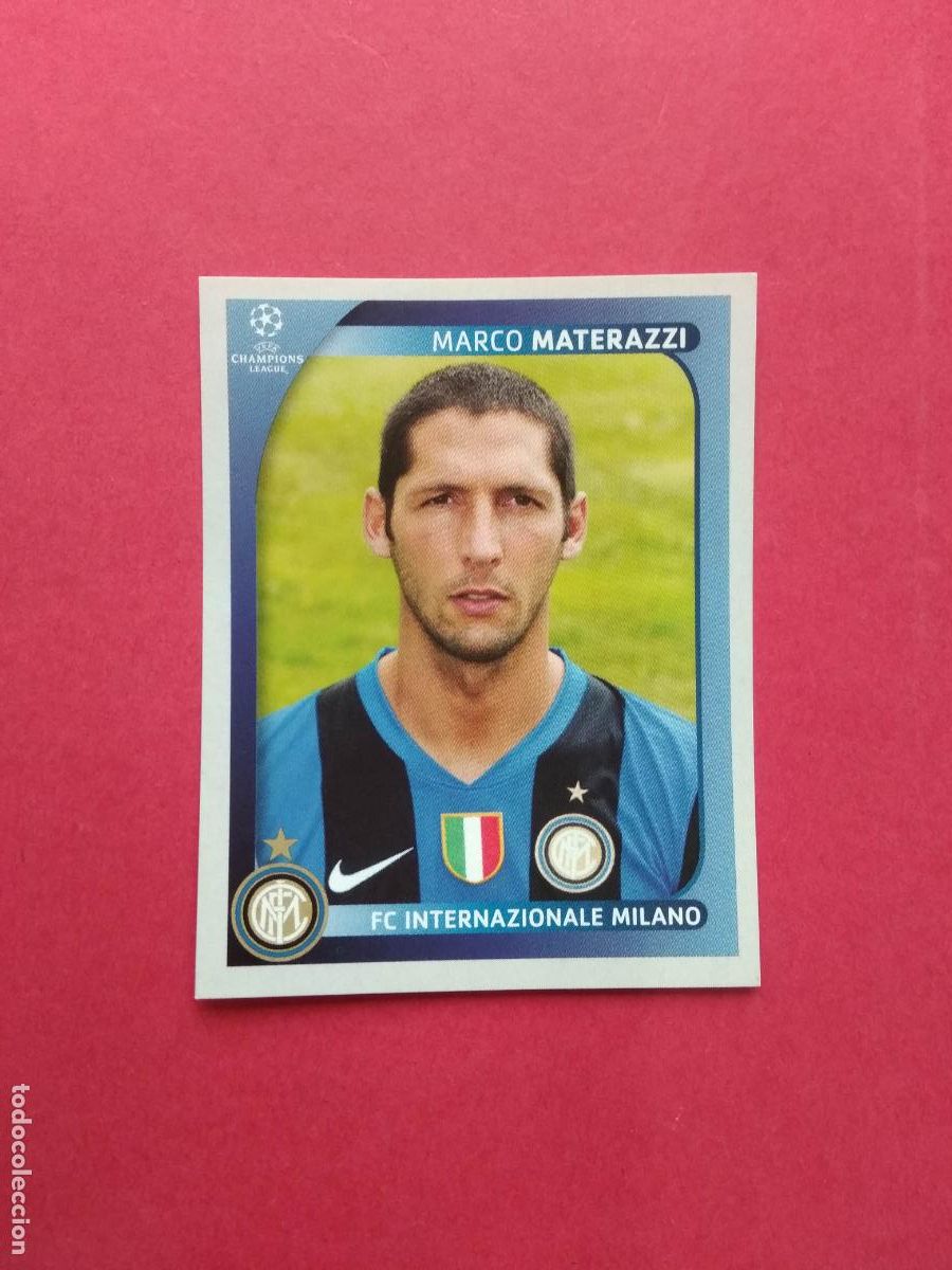Cartes &agrave; collectionner de Football: PANINI UEFA CHAMPIONS LEAGUE 08 09 2008 2009 NUNCA PEGADO INTER DE MILAN N&ordm; 301 MATERAZZI