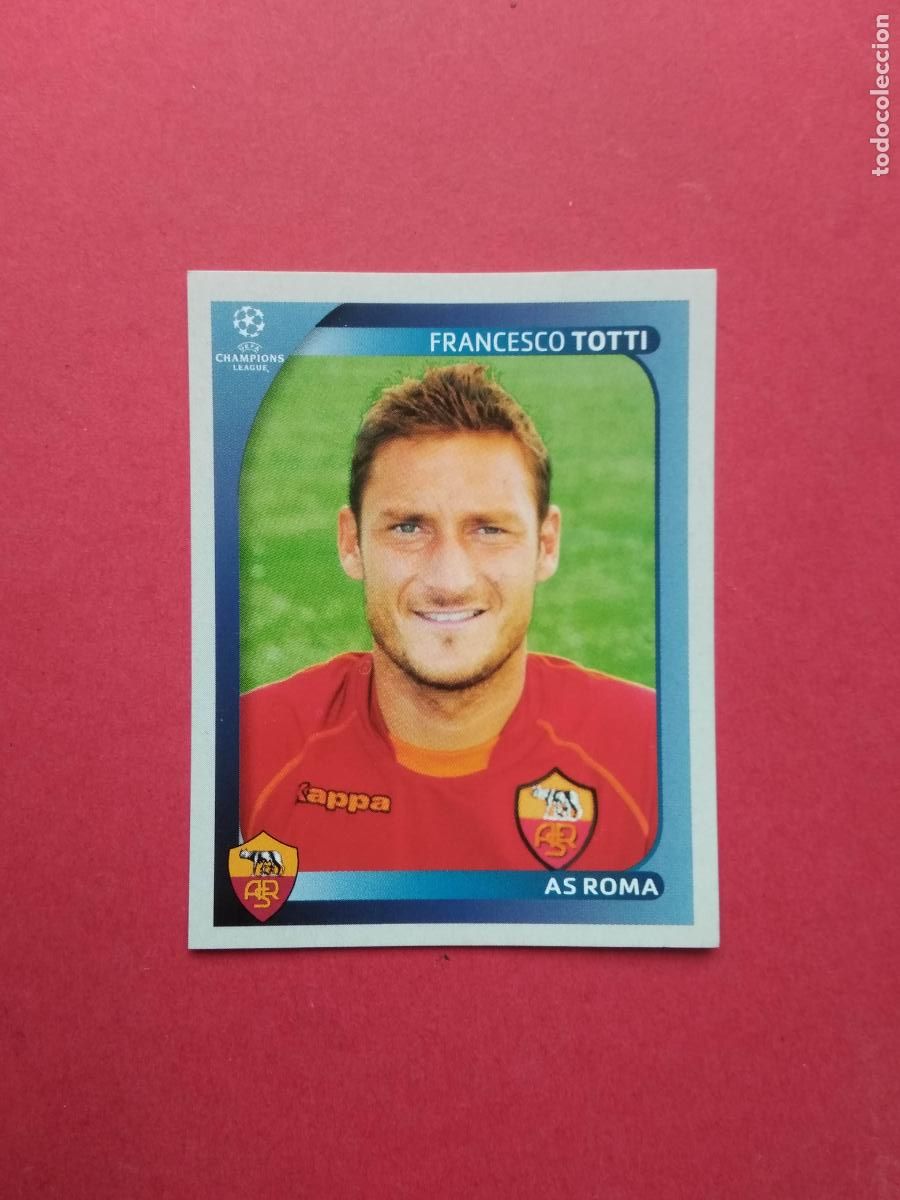 Cartes &agrave; collectionner de Football: PANINI UEFA CHAMPIONS LEAGUE 08 09 2008 2009 NUNCA PEGADO AS ROMA N&ordm; 466 TOTTI