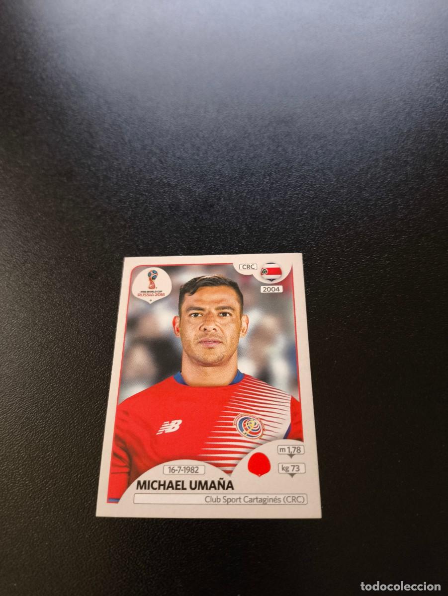 Cartes &agrave; collectionner de Football: 401 Michael Uma&ntilde;a COSTA RICA SIN PEGAR FIFA WORLD CUP MUNDIAL RUSIA 2018 NO LIGA ESTE