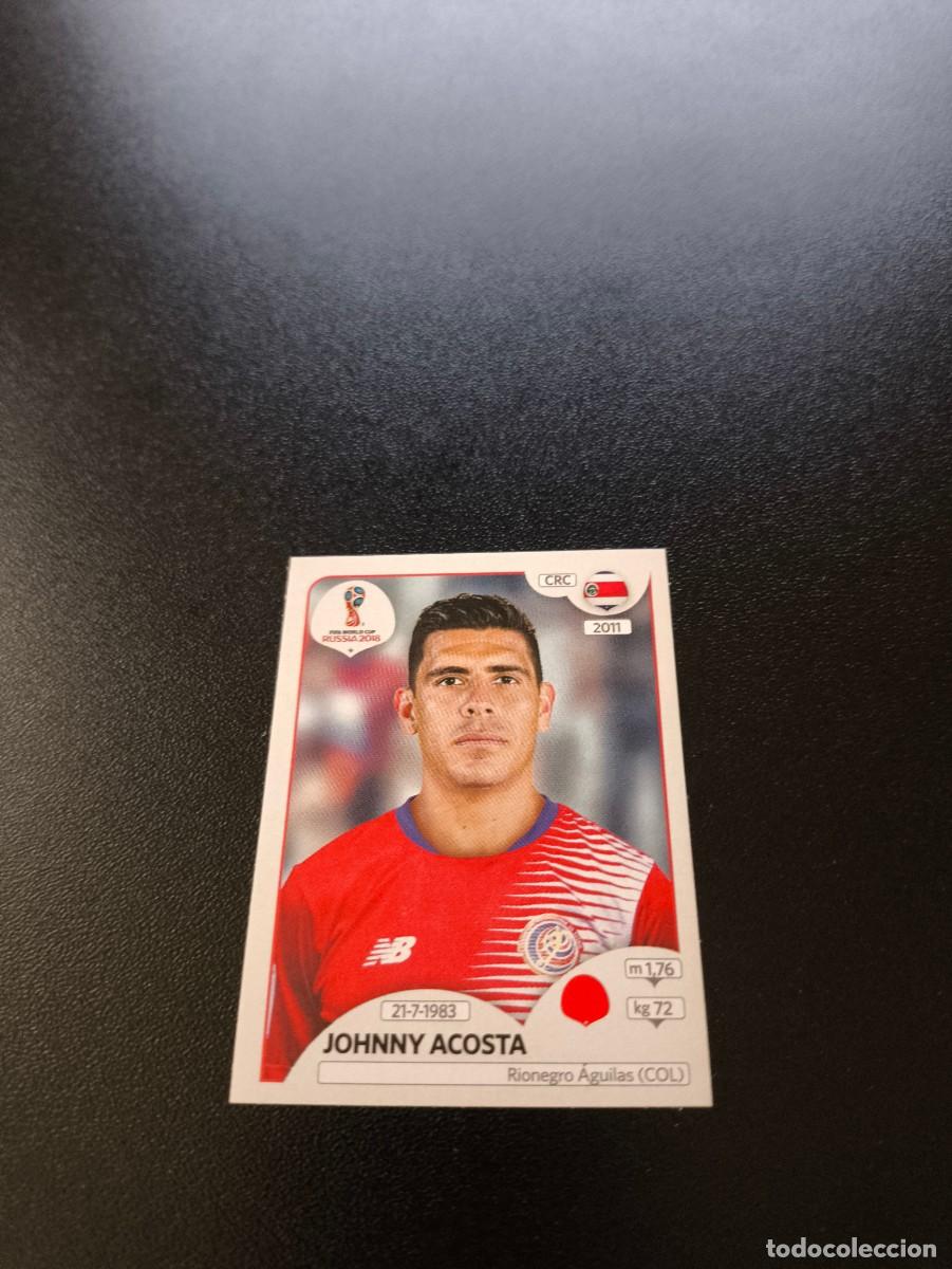 Cartes &agrave; collectionner de Football: 402 Johnny Acosta COSTA RICA SIN PEGAR FIFA WORLD CUP MUNDIAL RUSIA 2018 NO LIGA ESTE