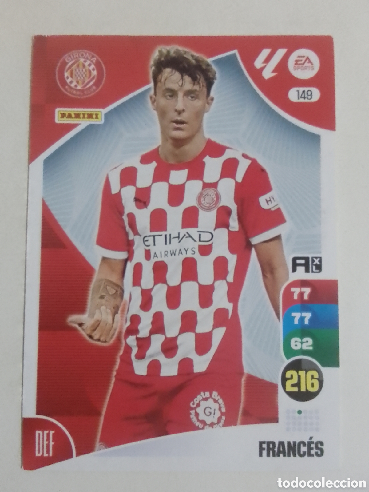 Cromos de F&uacute;tbol: Adrenalyn XL 2024-25 n&deg; 148 Franc&eacute;s &bull; Girona.