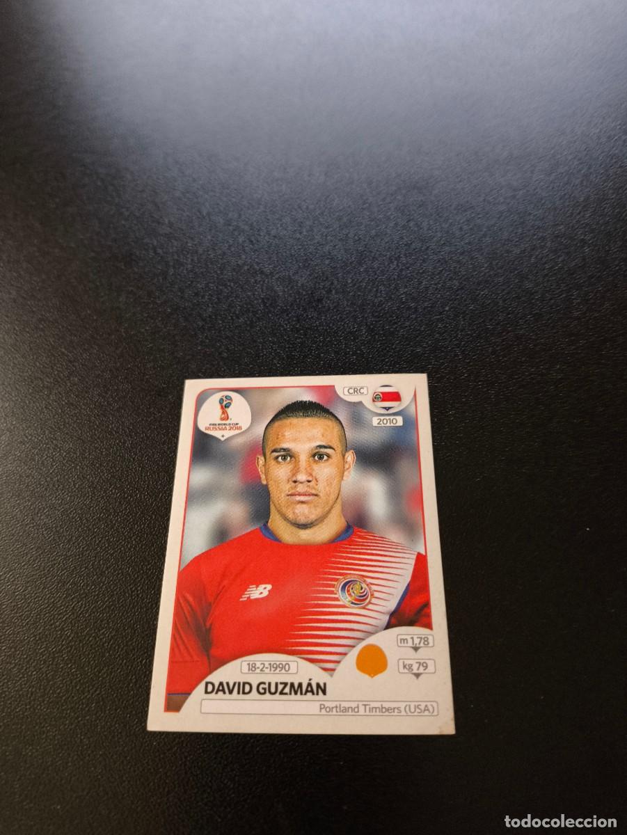 Cromos de F&uacute;tbol: 407 David Guzm&aacute;n COSTA RICA SIN PEGAR FIFA WORLD CUP MUNDIAL RUSIA 2018 NO LIGA ESTE