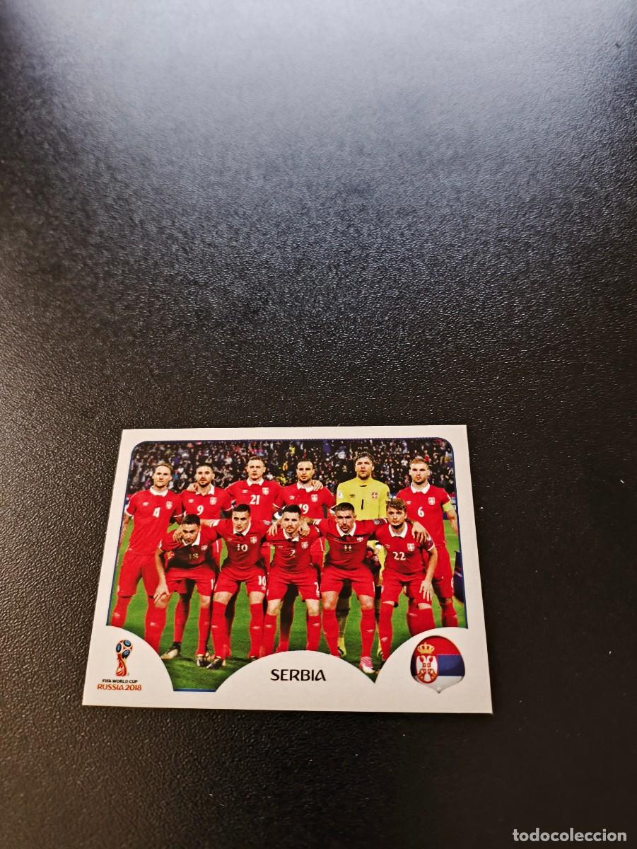 Cromos de F&uacute;tbol: 413 TEAM EQUIPO SERBIA SIN PEGAR FIFA WORLD CUP MUNDIAL RUSIA 2018 NO LIGA ESTE