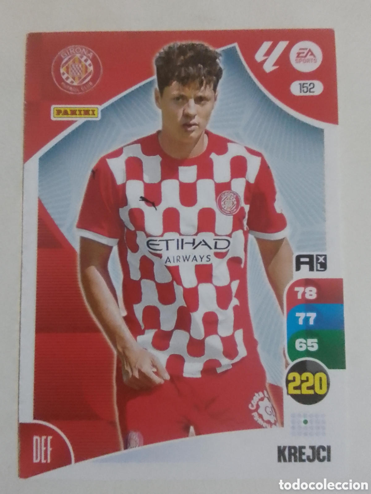 Cromos de F&uacute;tbol: Adrenalyn XL 2024-25 n&deg; 152 Krejci &bull; Girona.