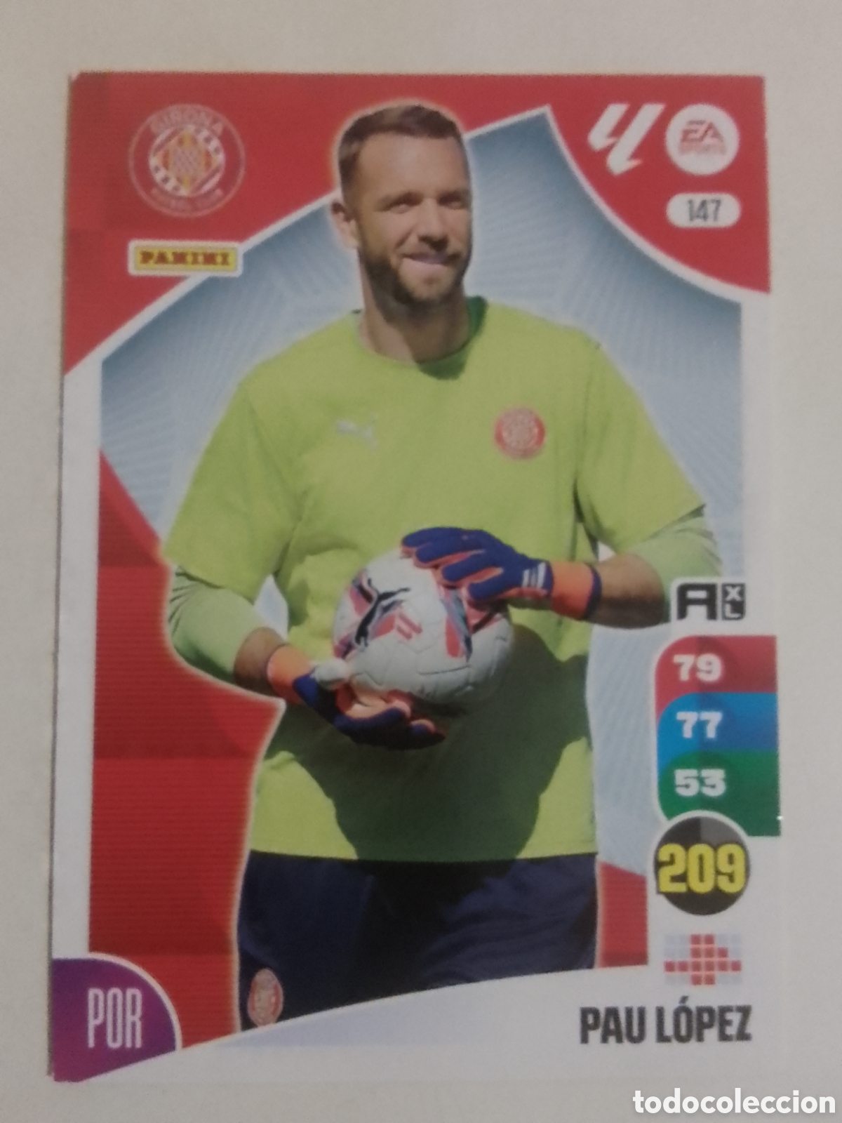 Cromos de F&uacute;tbol: Adrenalyn XL 2024-25 n&deg; 147 Pau L&oacute;pez &bull; Girona.
