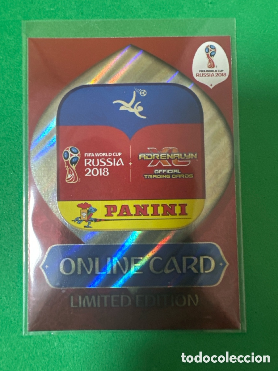 Cromos de F&uacute;tbol: ONLINE CARD LIMITED EDITION ADRENALYN MUNDIAL RUSIA 2018 TRADING CARD PANINI