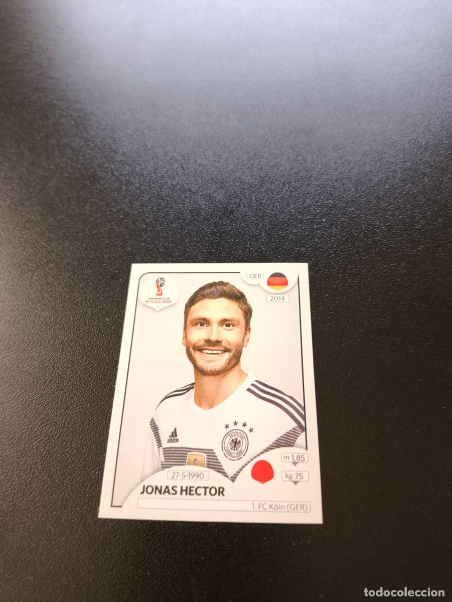 Cromos de F&uacute;tbol: 439 Jonas Hector ALEMANIA SIN PEGAR FIFA WORLD CUP MUNDIAL RUSIA 2018 NO LIGA ESTE