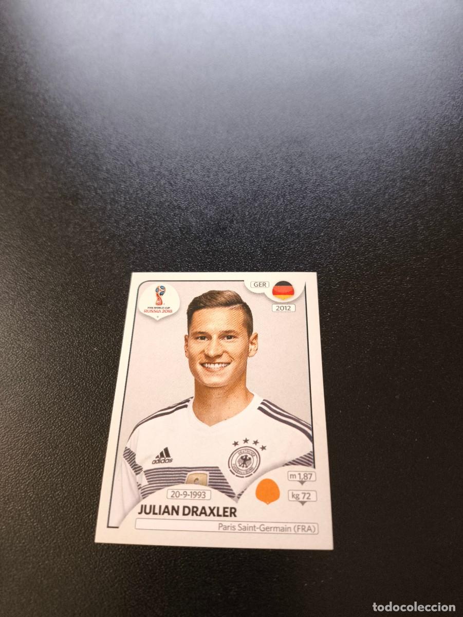 Cromos de F&uacute;tbol: 440 Julian Draxler ALEMANIA SIN PEGAR FIFA WORLD CUP MUNDIAL RUSIA 2018 NO LIGA ESTE