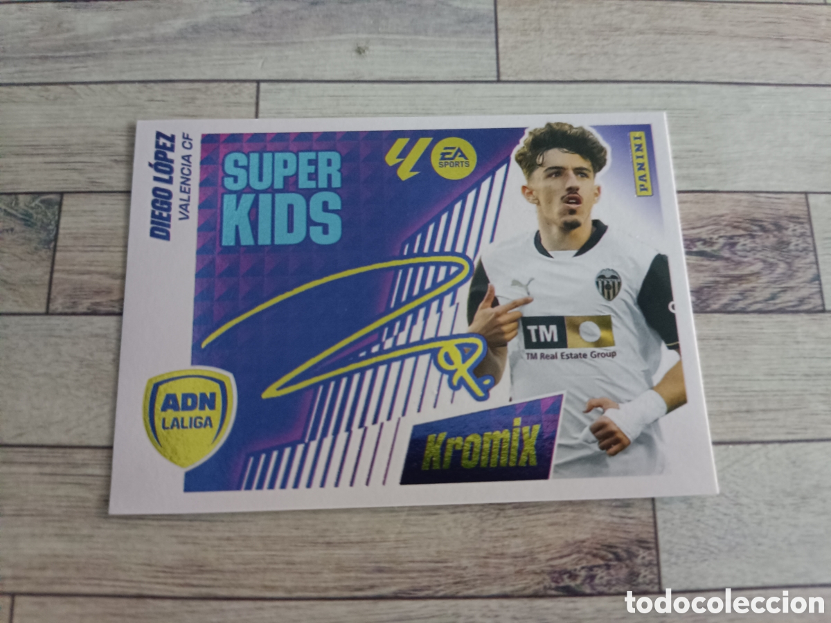 Cartes &agrave; collectionner de Football: K 7 DIEGO LOPEZ ADN SUPER KIDS KROMIX 7 VALENCIA LIGA ESTE 2025 2026 PANINI 25 26 SIN PEGAR