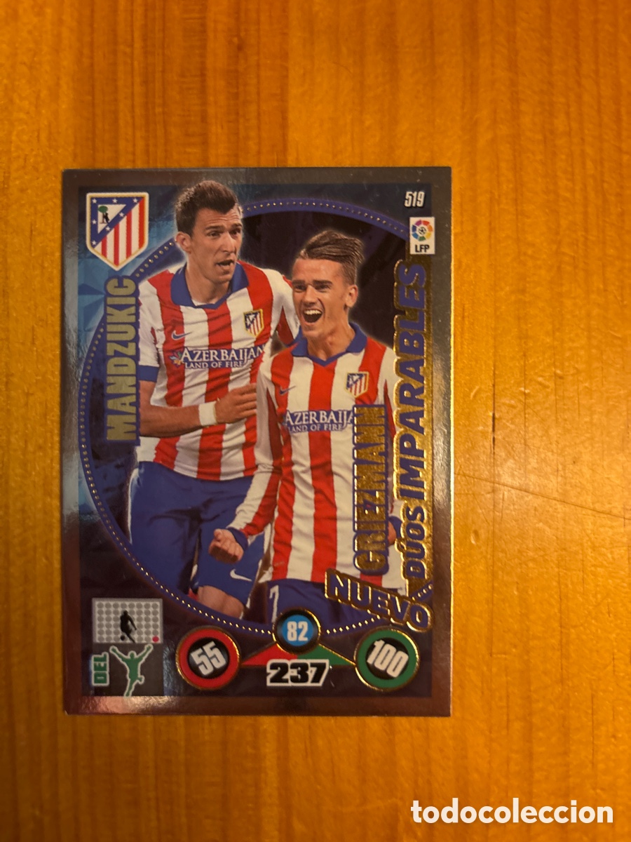 Cromos de F&uacute;tbol: Griezmann y Mandzukic D&uacute;os Imparables