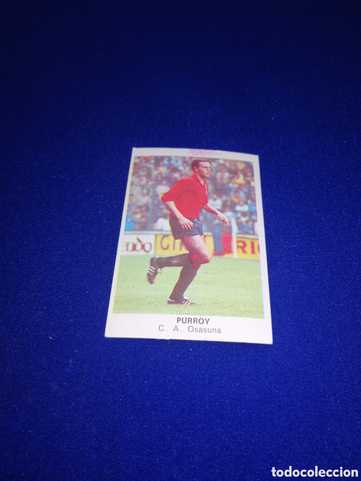 Cromos de F&uacute;tbol: F&Uacute;TBOL 84 - CLUB ATL&Eacute;TICO OSASUNA - PURROY