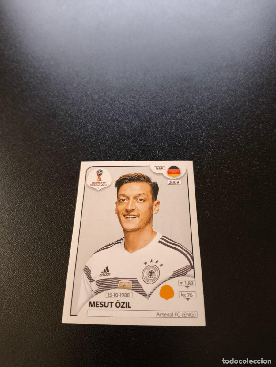 Cartes &agrave; collectionner de Football: 447 Mesut &Ouml;zil REAL MADRID ALEMANIA SIN PEGAR FIFA WORLD CUP MUNDIAL RUSIA 2018 NO LIGA ESTE