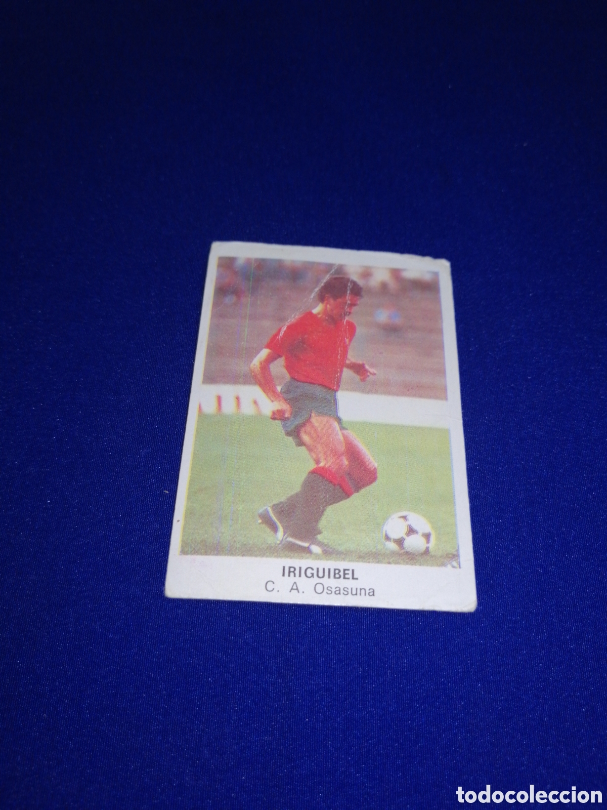 Cromos de F&uacute;tbol: F&Uacute;TBOL 84 - CLUB ATL&Eacute;TICO OSASUNA - IRIGUIBEL