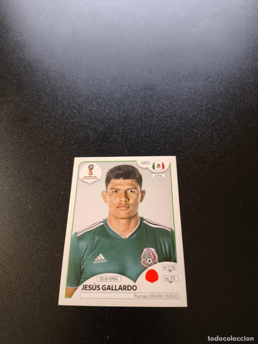 Cromos de F&uacute;tbol: 458 Jes&uacute;s Gallardo MEXICO SIN PEGAR FIFA WORLD CUP MUNDIAL RUSIA 2018 NO LIGA ESTE
