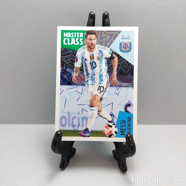 Cromos de F&uacute;tbol: 61 MESSI LOS &Iacute;DOLOS DE LA ROJA - CRACKS MUNDIALES CROMO CARREFOUR PANINI 2022 MASTER CLASS ARGENTINA
