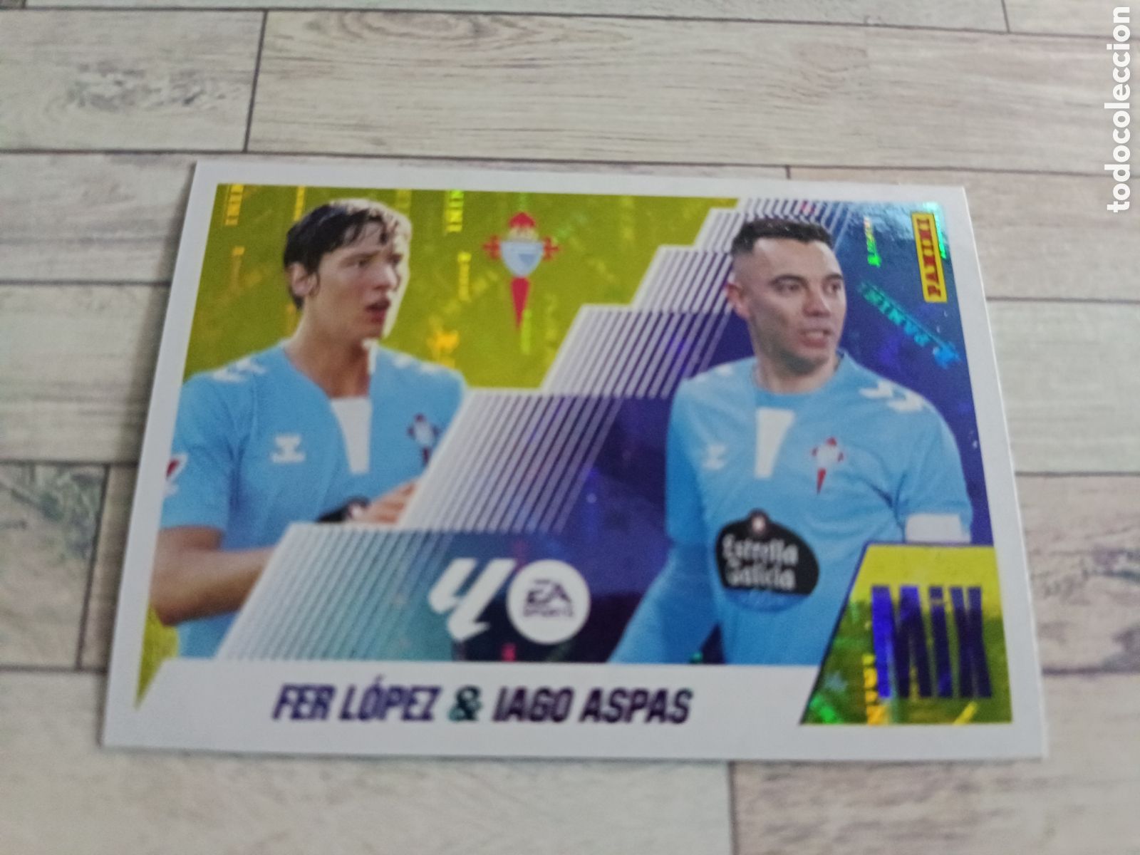 Cromos de F&uacute;tbol: 8 FER LOPEZ / IAGO ASPAS CELTA MIX EDICIONES ESTE 2025 2026 PANINI 25 26